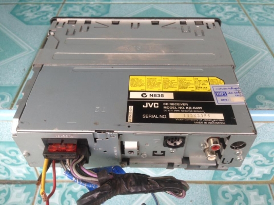 ฟร้อน JVC KD-G435 cd,mp3,aux ขาย 800 บาท