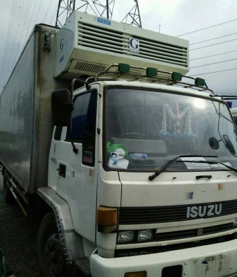 หกล้อ อีซูชุ ร็อค FTR11NY175ช่วงยาว 6.70ม (บรรทุกตู้เย็น) สภาพดีสวยบางเดิมพร้อมใช้งาน ทะเบียนพร้อมโอน