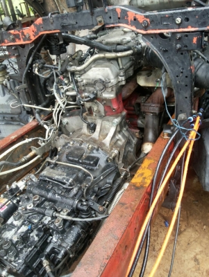 ขายเครื่องJO7C. 215. แรง เครื่องนอกติดหัวMEGA. มาครับ