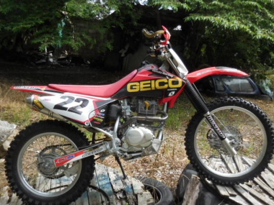 HONDA CRF230F ปี2002มีอินวอยสวยมากใช้ดูแลรักษาดี