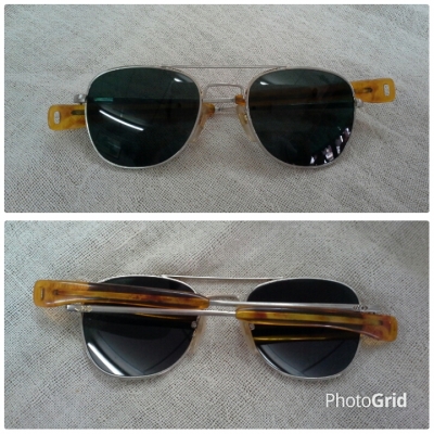 แว่นตาต้นตำรับเสืออากาศยุค '70s  ราคานักศึกษา!  Original AO Skymaster Pilot made in USA