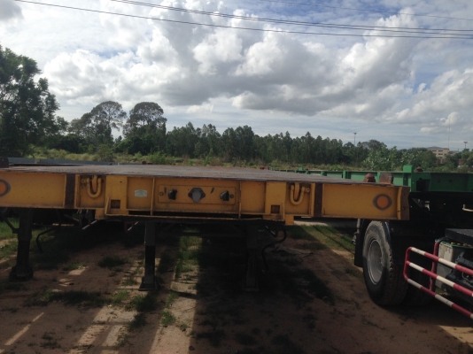 ขายด่วนหางพื้นเรียบ 3 เพลา ยี้ห้อ PANUS ปี 53