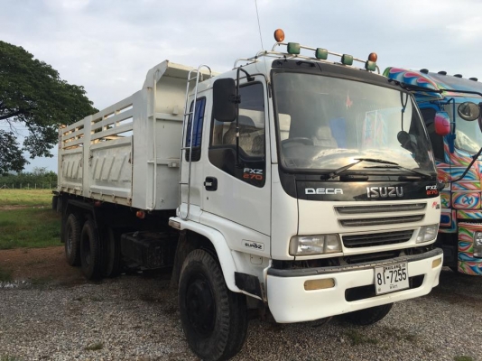 ขายรถสิบล้อ ISUZU DECA  FXZ 270 ยูโร2 แม็คโหลด ปี51 ดั้มสามมิตร หรือจะแยกเอาแต่หัวคัสซี่ก็ได้ครับ รถสวยพร้อมใช้งาน ยางดี คัสซีสวย ราคาต่อรองได้