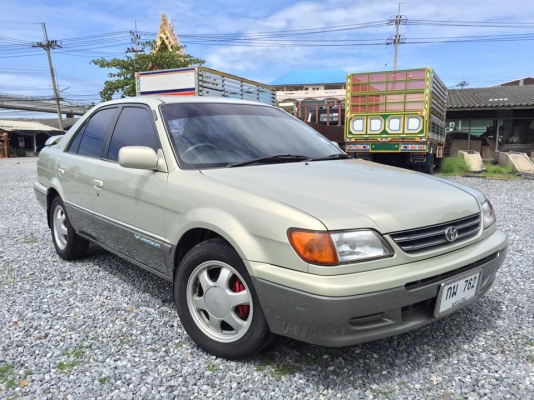 ขาย SOLUNA V-VERSION 1.5 GLi  ท็อปสุด สีทูโทน ปี 1999 - 2542 เกียร์ ออโต้ รถไม่เคยติดแก็ส กระจกปรับไฟฟ้าครับ มี AIRBAG นะครับ เครื่องดีมาก สตาร์จติดง่ายมาก ช่วงล่างแน่น ขับดีเยี่ยม พวงมาลัยเพาเวอร์ แอร์เย็น ภายในสะอาด เบาะไม่ขาด