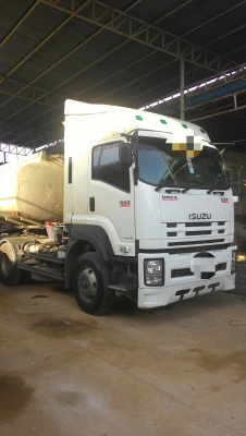 10ล้อหัวลาก360แรงISUZU MP1GXZ77N8T-000991..ปี2555.รถสวยมากๆ.ไมล์1.38แสน รถใช้น้อยมาก ลากถังยางวันละหน..สวยมาก