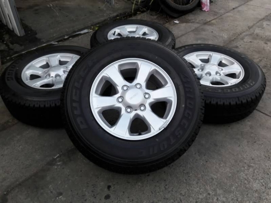 ล้อisuzu ขอบ16 พร้อมยางป้ายแดง245/70/16 ชุดล่ะ17500