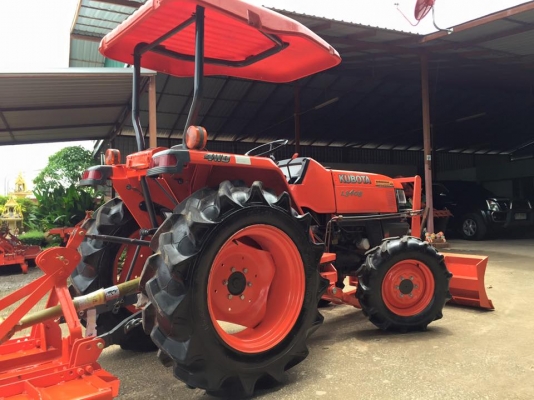 ขายรถไถKubota L3408 (4WD) พร้อมใบมีดหน้า และเครื่องตัดหญ้าLCSใหม่ รถพร้อมใช้งาน ขายรถไถKubota L3408 (4WD) พร้อมใบมีดหน้า และเครื่องตัดหญ้าLCSใหม่ รถพร้อมใช้งาน