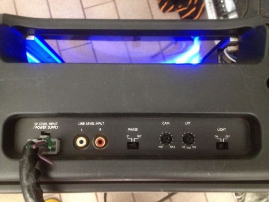 ตู้ซับ ALPINE SWE 1895 POWER 350W เก่าญี่ปุ่นเเท้สภาพสวยพร้อมใช้