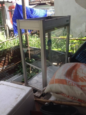 ขาย รถเข็นขายของพร้อมตู้กระจกครับ