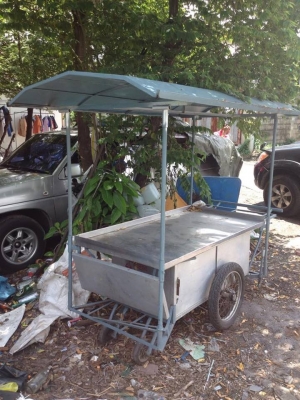 ขาย รถเข็นขายของพร้อมตู้กระจกครับ