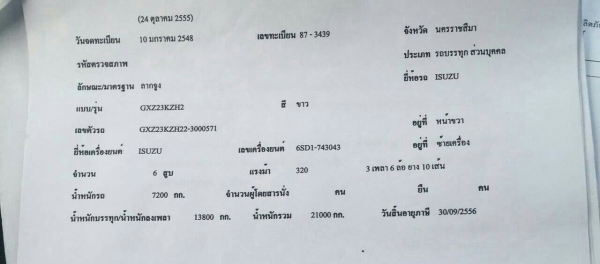 หัวลากGXZ  320 แรง  ปี  48  สภาพพร้อมใช้งาน ราคา  1,150,000 บาท