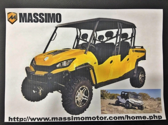 ขายรถ UTV 4X4 MASSIMO  1100 cc เครื่องยนต์4สูบ4จังหวะ ปี2013  เพียง 250,000 บาท