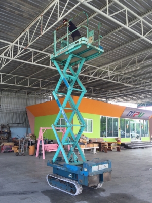 ขายกระเช้ากรรไกรAICHIรุ่นRV041สูง4เมตร มือสองญี่ปุ่นใช้แบต24โวลด์สภาพดีพร้อมใช้งานขาย65000บาท มีให้เลือกหลายคันหลายขนาด