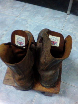 รองเท้า ๊Underground หัวเหล็ก หนังแท้