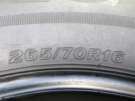 ยาง Bridgestone 265 70 16 ปี14 ราคาไม่แพง