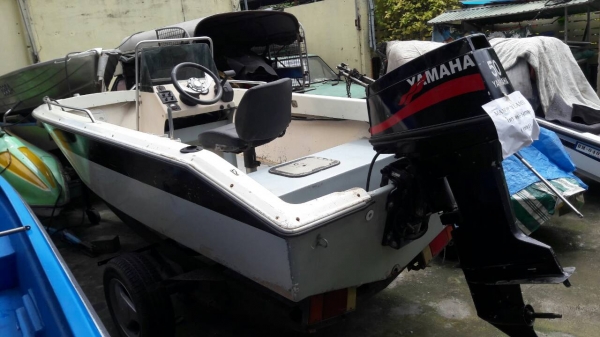 เรือ 14 ฟุต โมโต้ง พร้อมเครื่อง 50 แรง พร้อมเทเลอร์
