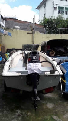 เรือ 14 ฟุต โมโต้ง พร้อมเครื่อง 50 แรง พร้อมเทเลอร์