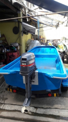 เรือไฟเบอร์ 3 ลอน 13 ฟุต พร้อมเครื่อง YAMAHA 30 แรง