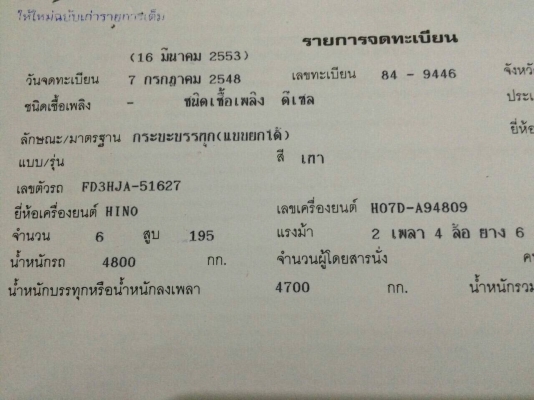 ขายอีโน่ 195 แรง
