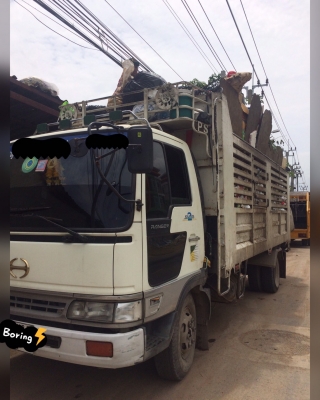 รถดั้มหกล้อยี่ห้อฮีโน่. เครื่องWO6E. 165แรง FC3W ดั้มคอกสูงยาว5.30ม