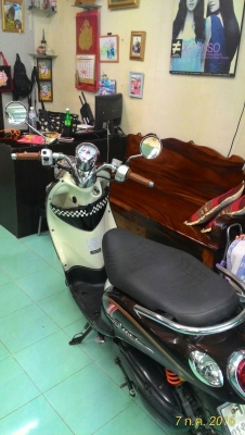 ขาย YAMAHA FINO ตามสภาพ พ.ร.บ. ภาษีปี 2560 เล่มพร้อม (แต่ไม่มีชุดโอน) ราคาถูก 8500 บาท