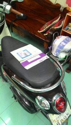 ขาย YAMAHA FINO ตามสภาพ พ.ร.บ. ภาษีปี 2560 เล่มพร้อม (แต่ไม่มีชุดโอน) ราคาถูก 8500 บาท