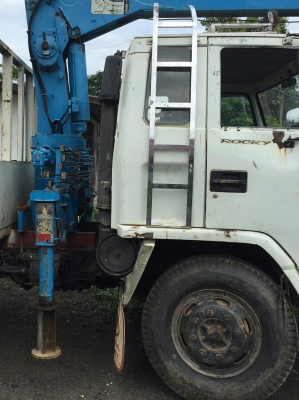 หกล้อ อีซูชุ ร็อค FSR11H 6BD1-165แรง ติดเครน TANADO 3ตัน 3ปอก 2ชัก ช่วงยาว5.80ม สภาพดีพร้อมใช้ ทะเบียนพร้อมโอน