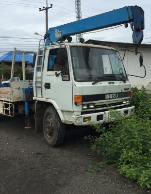 หกล้อ อีซูชุ ร็อค FSR11H 6BD1-165แรง ติดเครน TANADO 3ตัน 3ปอก 2ชัก ช่วงยาว5.80ม สภาพดีพร้อมใช้ ทะเบียนพร้อมโอน