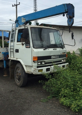 หกล้อ อีซูชุ ร็อค FSR11H 6BD1-165แรง ติดเครน TANADO 3ตัน 3ปอก 2ชัก ช่วงยาว5.80ม สภาพดีพร้อมใช้ ทะเบียนพร้อมโอน