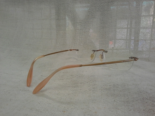 แว่นสายตายาวสำหรับชนชั้นนำ! ริมเลสไททาเนียม!  DAIFUKU Handmade in Japan  บิ๊กไซซ์!