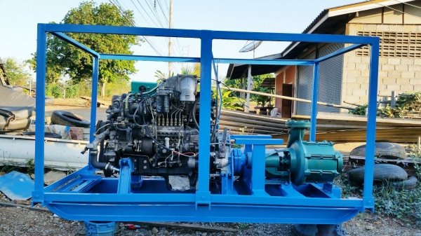 ปั๊มน้ำแรงดันสูงชนเครื่องยนต์ พร้อมใช้งาน คัดเครื่องดี ปั๊มใหม่มาขึ้นแท่น