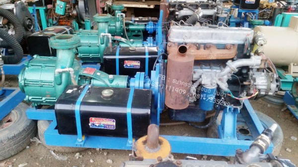 ปั๊มน้ำแรงดันสูงชนเครื่องยนต์ พร้อมใช้งาน คัดเครื่องดี ปั๊มใหม่มาขึ้นแท่น