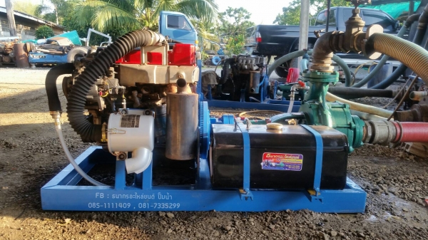 ปั๊มน้ำแรงดันสูงชนเครื่องยนต์ พร้อมใช้งาน คัดเครื่องดี ปั๊มใหม่มาขึ้นแท่น