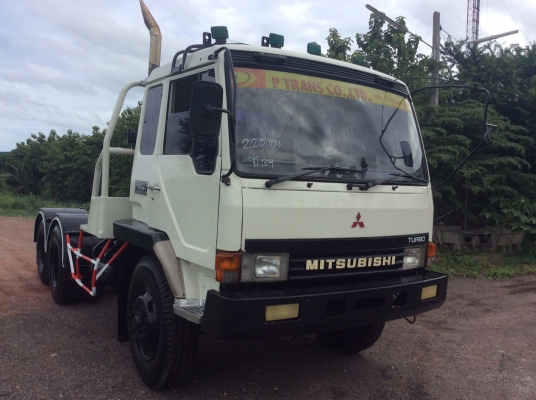 10ล้อMISSUBISHI  FUSO (ไอ้หลงFN527 หัวลาก 2เพลา) เครื่อง 220 แรงแท้  เทอร์โบ เกียร์10 สปีด ยางดี ครัทชีสวยจัด รถเดิม ยางดีทุกเส้น พร้อมใช้งานราคา 600,000 บาท ศุภากร 081-1903107 , 081-4252943.