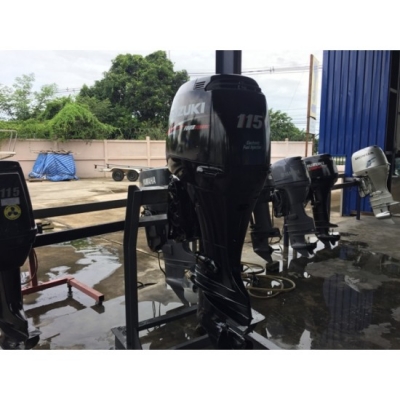 ขายเครื่องยนต์เรือเร็วมือสอง Suzuki 115แรงม้า 4จังหวะ สภาพพร้อมใช้