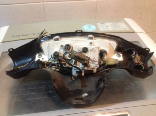 เรือนไมล HONDA DIO ZX พร้อมกรอบสวิตครบเก่าญี่ปุ่น