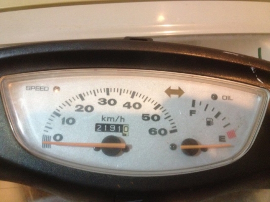 เรือนไมล HONDA DIO ZX พร้อมกรอบสวิตครบเก่าญี่ปุ่น