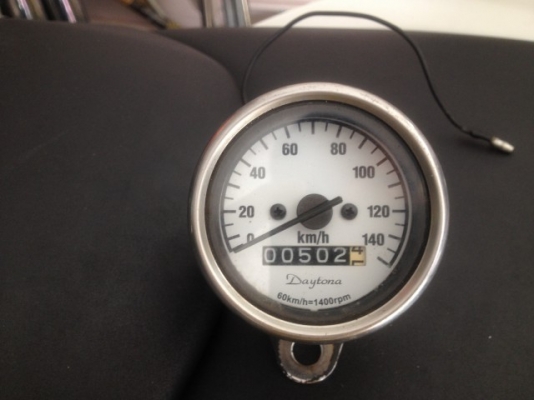 ไมล์มอเตอร์ไซค DAYTONA เก่าญี่ปุ่นสภาพดีใช้งานได้ปกติ
