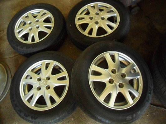 แม็กขอบ14แท้ๆ 4รู100 พร้อมยาง(4ล้อ 2,800)