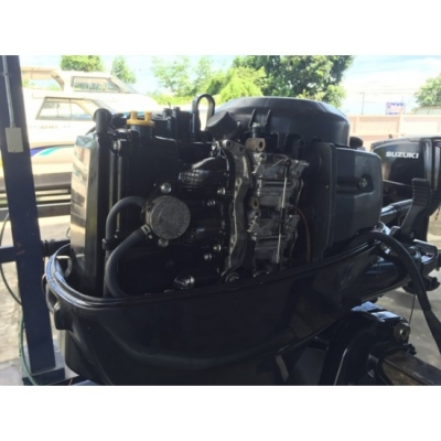 ขายเครื่องเรือมือสอง Suzuki 30แรงม้า 4จังหวะ เครื่องพร้อมใช้ ไม่เคยใช้ในไทยมาก่อน