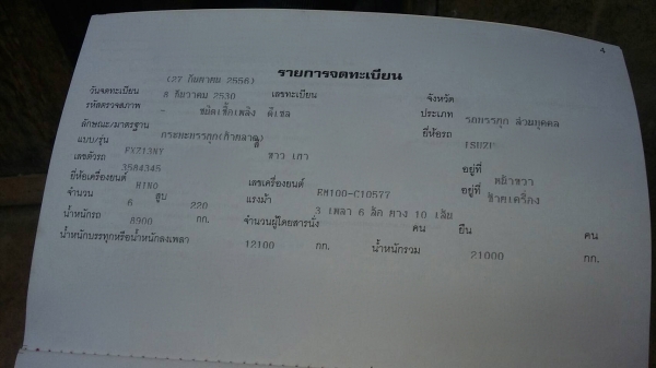 รถฮีโน่ 10 ล้อ ท้ายลาด / เปลื่ยนเครื่อง 220 แรงม้า. ปี 30.    สนใจติดต่อ  081 - 6079515