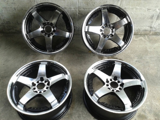 ขอบ17นิ้ว5รู100/114 สวยๆ 4 ล้อ ราคา 7500 บาท