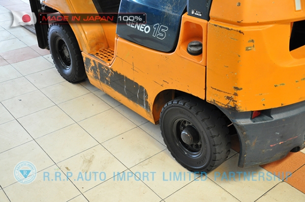 ขายรถโฟล์คลิฟท์มือสอง TOYOTA รุ่น 7FG15-17176 ราคา 185,000 บาท นำเข้าจากประเทศญี่ปุ่น 100\% ไม่เคยใช้งานในไทย