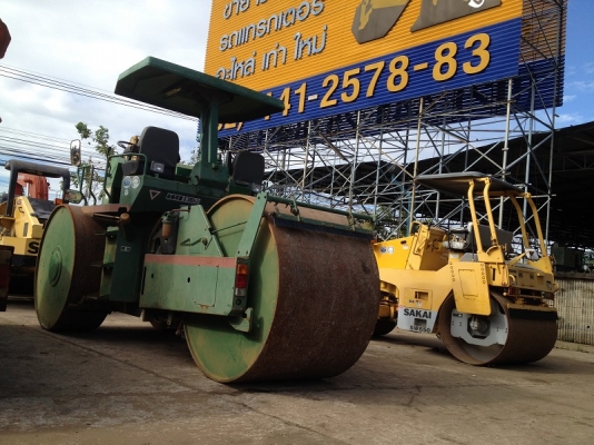 รถบด 3 ล้อเหล็ก Sakai R2 รถเก่านอก สภาพดั พร้อมใช้งาน รถนำเข้าจากญี่ปุ่น