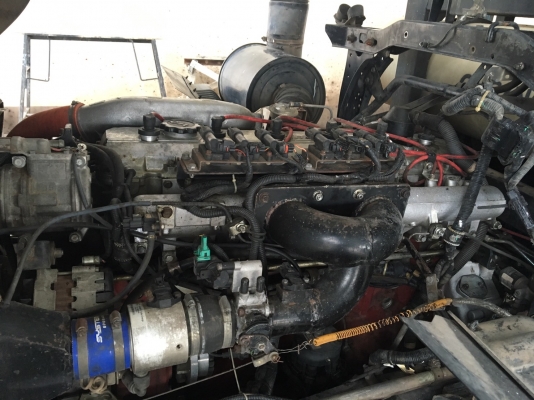 ขายเครื่อง P11C ติด NGV พร้อมถัง 8 ใบ เครื่องใช้งานอยู่ดีมาก ข้อ STD เอกสารครบ ( กำลังจะยกลงจากรถ )