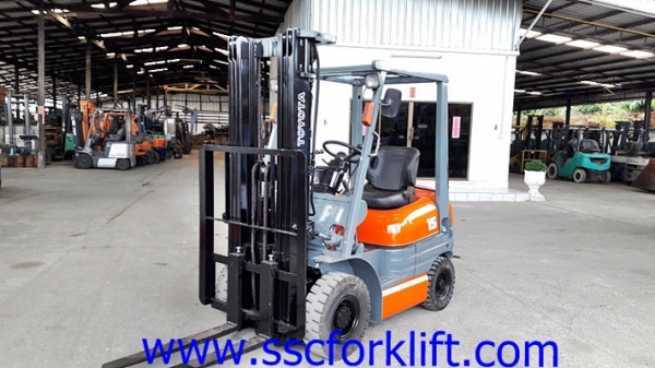 ขายรถยก TOYOTA 6FD15 1.5 ตัน เสาสูงปรี๊ด 5 เมตร