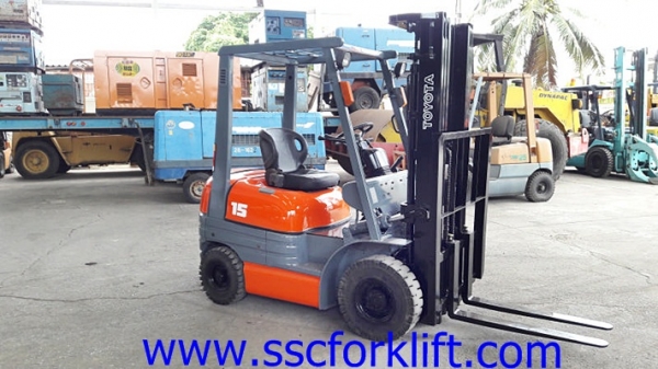 ขายรถยก TOYOTA 6FD15 1.5 ตัน เสาสูงปรี๊ด 5 เมตร