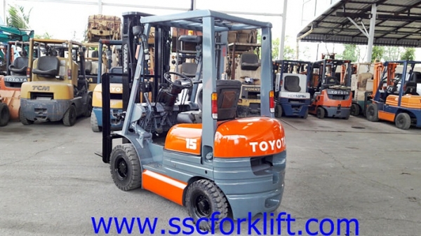 ขายรถยก TOYOTA 6FD15 1.5 ตัน เสาสูงปรี๊ด 5 เมตร