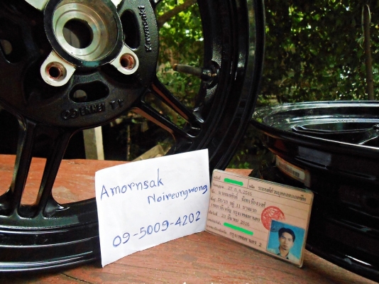 ล้อแม็กเดิมแท้ Enkei ติดรถ Kawasaki KSR