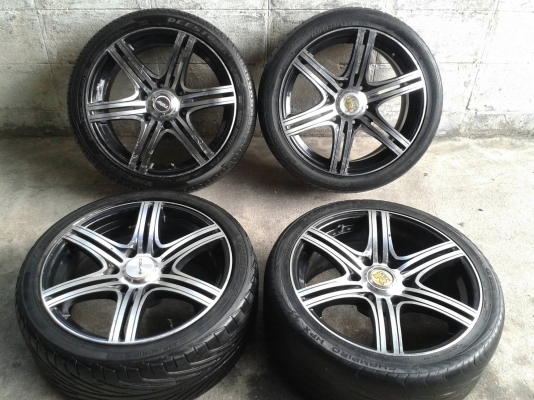 ขอบ18นิ้ว6รู พร้อมยาง สวยๆ 4 ล้อ ราคา 8700 บาท